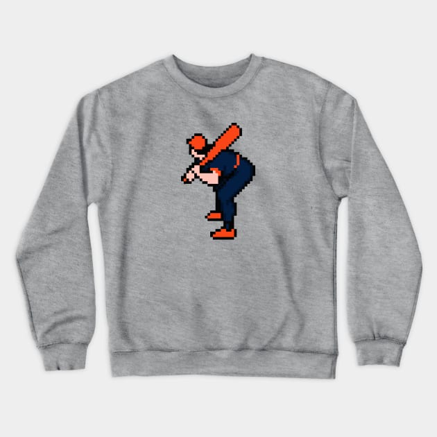 Baseball Star - Houston Crewneck Sweatshirt by The Pixel League